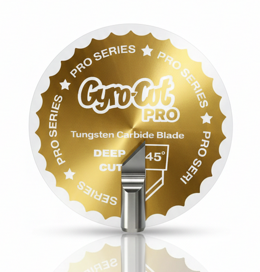 Gyro-Cut® PRO - DEEP-Cut Tungsten Carbide PRO Series - Replacement Blade Only - Cut Thick, Medium and Thin Fabrics