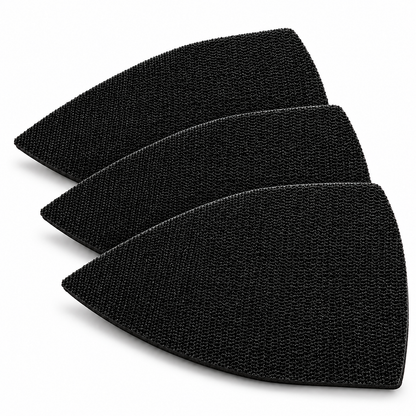 Semelles auto-agrippantes Hook Pad pour ponceuse, 150 x 100 mm, paquet de 3