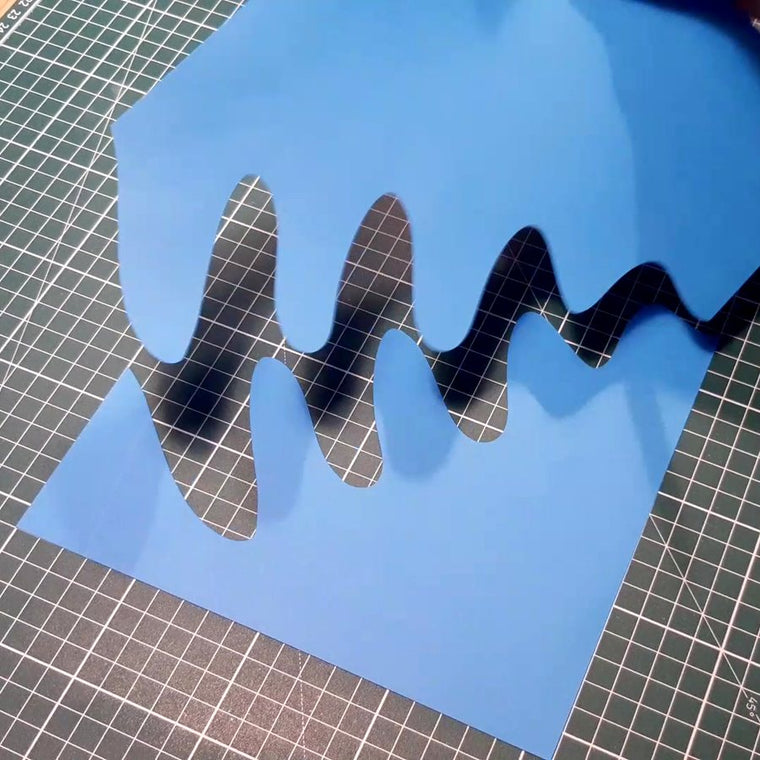 Lifting out a clean curved cut