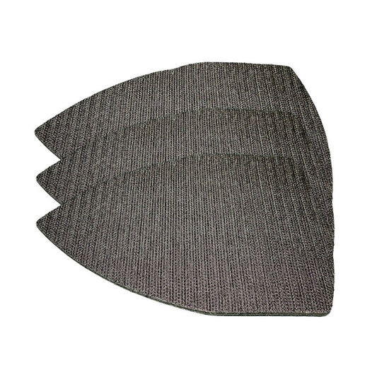 Semelles Hook Pad pour ponceuse avec endos de mousse de 3 mm, 150 x 100 mm, paquet de 3