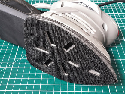 Ponceuse de détail remise à neuf avec une nouvelle semelle Hook Pad