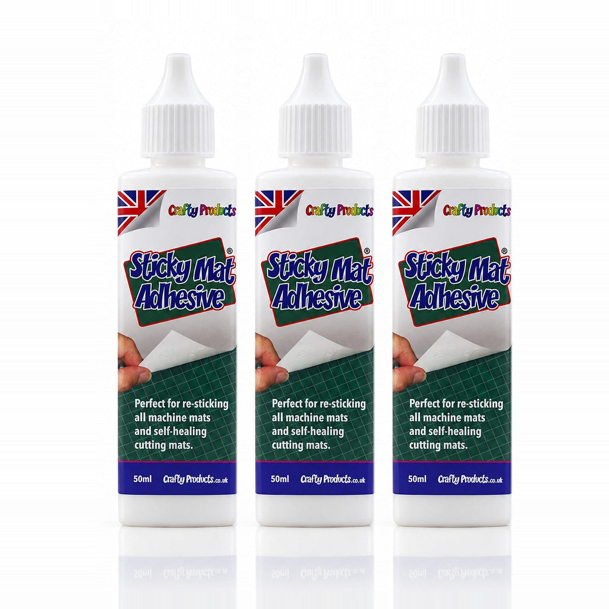 Sticky Mat Adhesive, 3 flacons de 50 ml